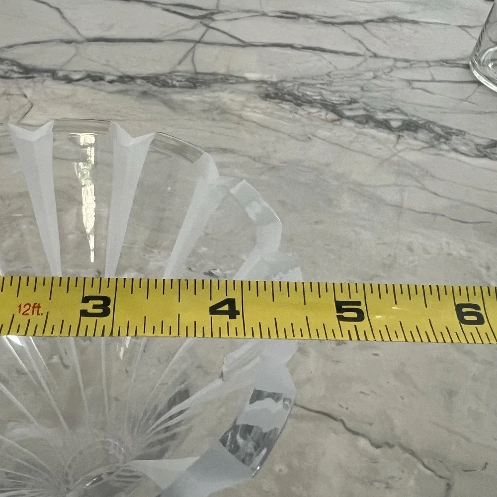Fluted crystal vase -‎ 9